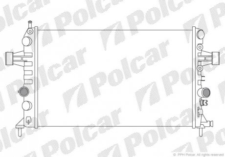 556008-3 Polcar Радиаторы охлаждения