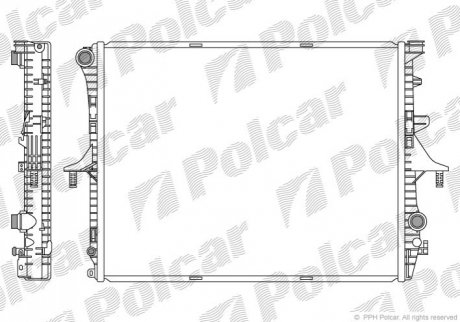 958008-3 Polcar Радиаторы охлаждения