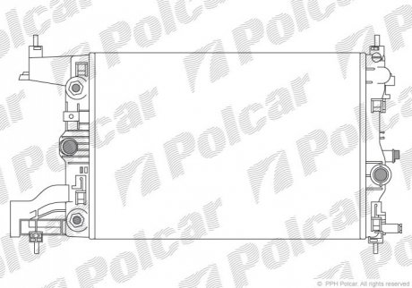 551108-4 Polcar Радиаторы охлаждения