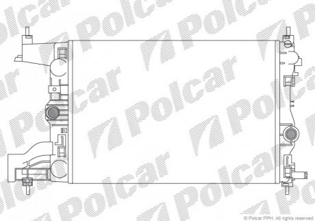 551108-3 Polcar Радиаторы охлаждения