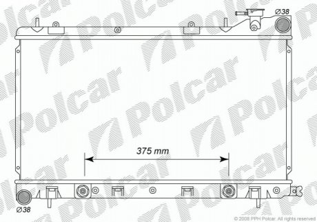 7241082K Polcar Радиаторы охлаждения