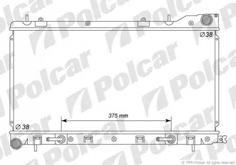 7239083K Polcar Радиаторы охлаждения