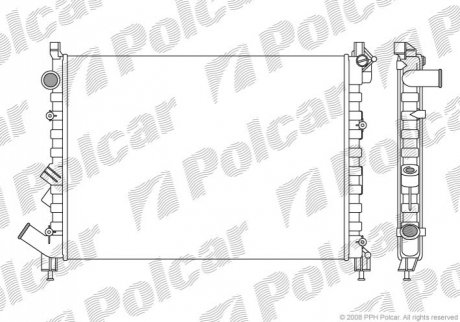 603208A1 Polcar Радиаторы охлаждения