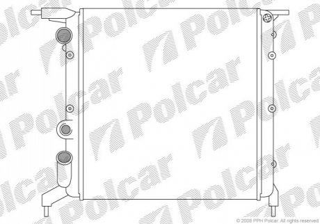 600608A2 Polcar Радиаторы охлаждения