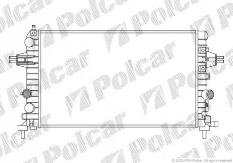 550908-2 Polcar Радиаторы охлаждения