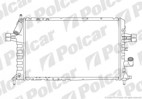 550808-5 Polcar Радиаторы охлаждения