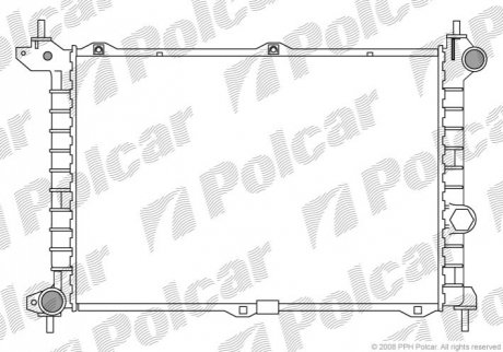 550708-8 Polcar Радиаторы охлаждения