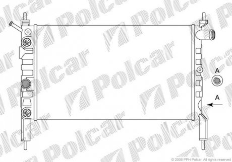 550708 Polcar Радиаторы охлаждения