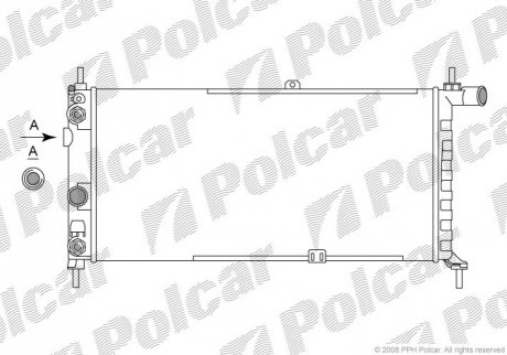 550508-8 Polcar Радиаторы охлаждения