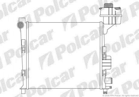 5005082X Polcar Радиаторы охлаждения