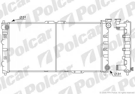 450708-4 Polcar Радиаторы охлаждения