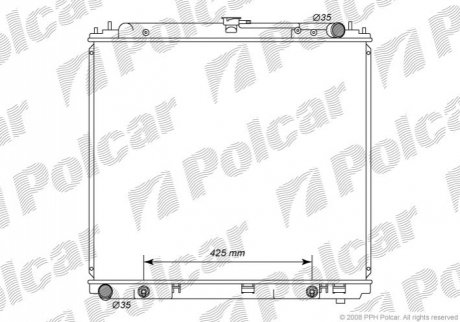 2782084K Polcar Радиаторы охлаждения