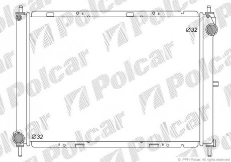 2707085K Polcar Радиаторы охлаждения