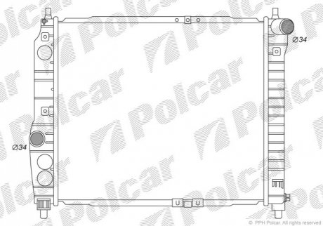 250008-K Polcar Радиаторы охлаждения