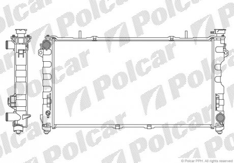 242008-2 Polcar Радиаторы охлаждения