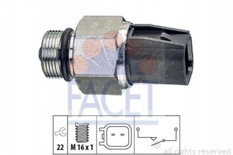 7.6267 FACET Датчик зад хода Transit V347 06-