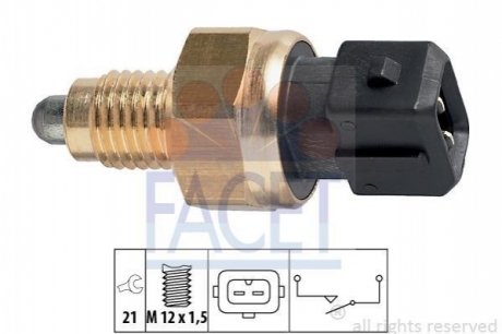 7.6131 FACET Датчик заднего хода BMW 3(E36) 90-/5(E39) 97- (7.6131) FACET