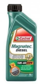 1502B8 CASTROL Масло ДВС 5W-40 Castrol MAGNATEC DIESEL DPF API SN/CF, ACEA C3, GM dexos2, 1л, синт.