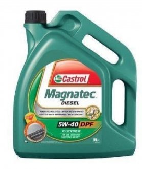 1502BA CASTROL Масло ДВС 5W-40 Castrol MAGNATEC DIESEL DPF API SN/CF, ACEA C3, GM dexos2, 5л, с