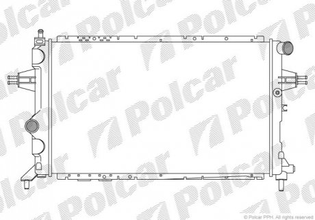 550808-4 Polcar Радиаторы охлаждения