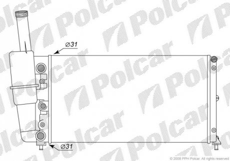 301708-6 Polcar Радиаторы охлаждения