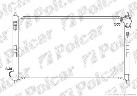 5234081K Polcar Радиаторы охлаждения