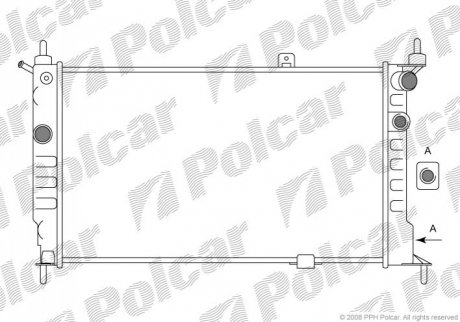 550708A5 Polcar Радиаторы охлаждения