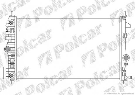 5520084X Polcar Радиаторы охлаждения