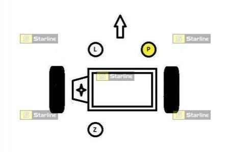 SM 0492 STARLINE Опора двигуна / КПП