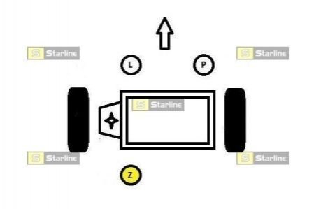 SM 0018 STARLINE Опора двигателя / КПП