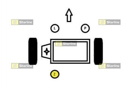 SM 0031 STARLINE Опора двигуна / КПП