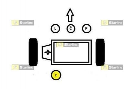 SM 0733 STARLINE Опора двигателя / КПП