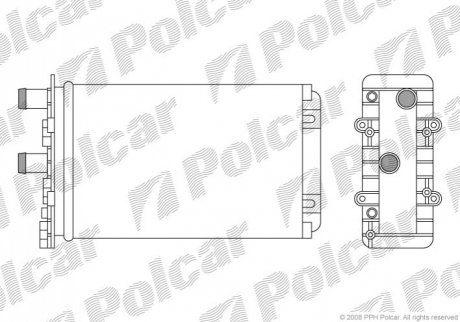 9566N8-4 Polcar Радиаторы обогрева