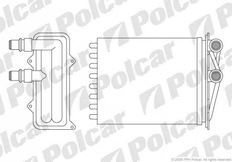 6026N81X Polcar Радиаторы обогрева