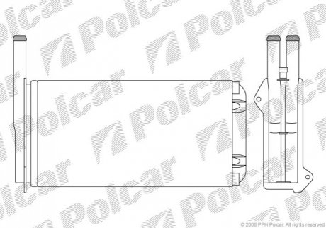 3206N8-1 Polcar Радиаторы обогрева