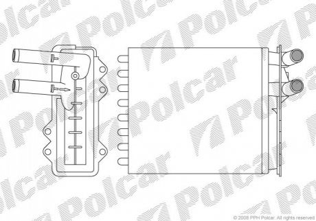 2401N82X Polcar Радиаторы обогрева