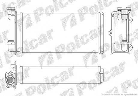 2005N8-1 Polcar Радиаторы обогрева