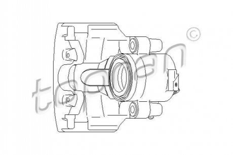 110288 TOPRAN / HANS PRIES Суппорт гальмівний