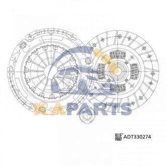 ADT330274 BLUE PRINT Комплект зчеплення