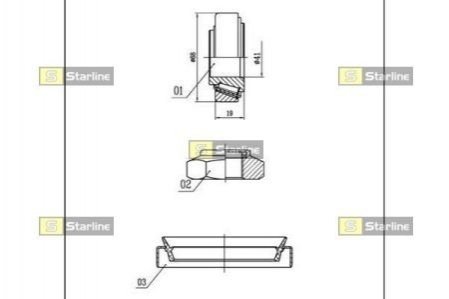 LO 00919 STARLINE Підшипник колісний