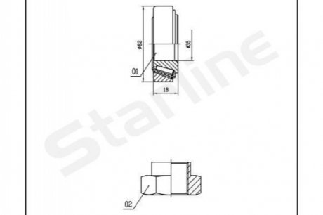 LO 01431 STARLINE Підшипник колісний