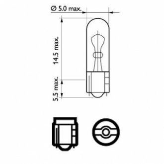 48327028 PHILIPS Автомобiльна лампа