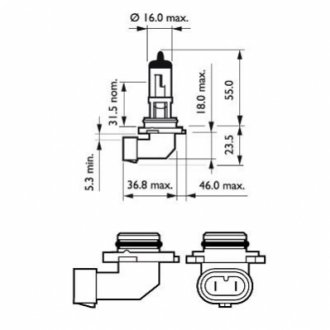 52974530 PHILIPS Автомобiльна лампа