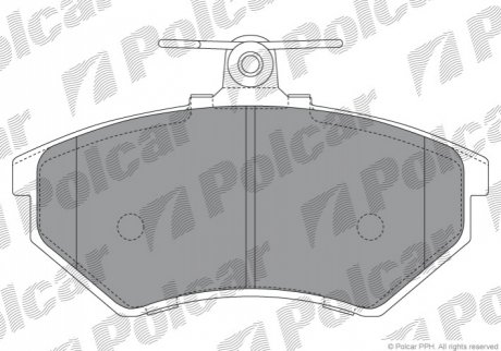 S70-0004 Polcar Тормозные колодки