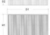 U541606 CHAMPION Фильтр воздушный (фото 1)