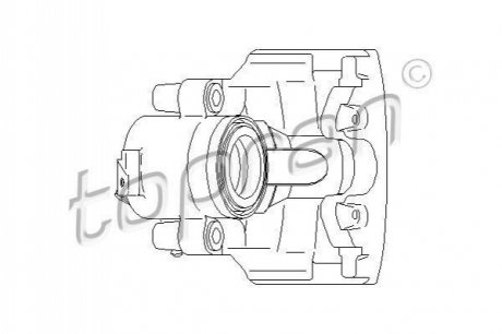 110289 TOPRAN / HANS PRIES Супорт гальмівний