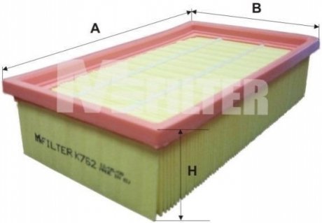 K762 M-FILTER Фільтр повітряний