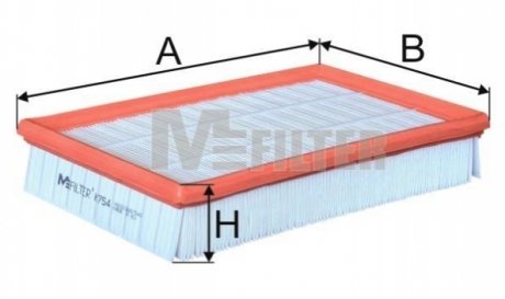 K754 M-FILTER Фильтр повітряний