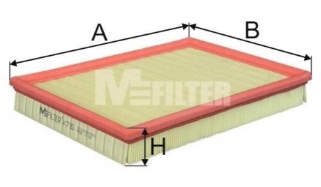 K735 M-FILTER Фільтр повітряний