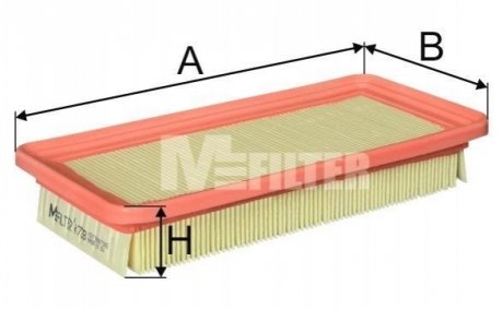 K728 M-FILTER Фильтр повітряний